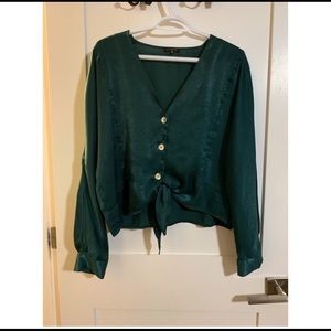 Dynamite Button Up with Tie